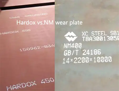 hardox vs china nm wear plate comparison