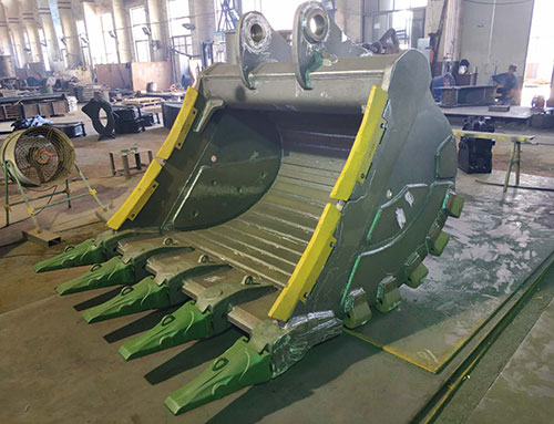excavator rock bucket