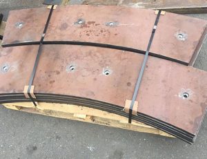 wear plate countersunk hole