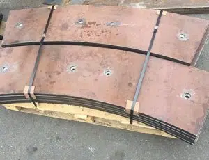 wear plate countersunk hole